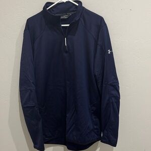 Under Armour Men's Dark Blue Quarter Zip Jacket